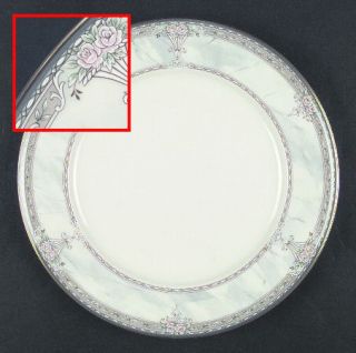 Mikasa Venetian Sky Dinner Plate, Fine China Dinnerware   Fine Ivory, Pink Flowe
