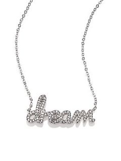 Adriana Orsini Dream Pave Sterling Silver Necklace   Silver