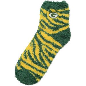 Green Bay Packers For Bare Feet Sleep Soft Zebra 109