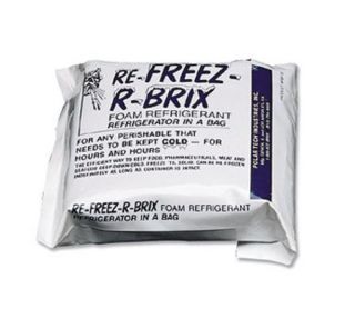 San Jamar EZ Chill Refreezable Ice Packs, 6 to a Pack