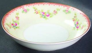 Meito Mei192 Fruit/Dessert (Sauce) Bowl, Fine China Dinnerware   Floral Swags On