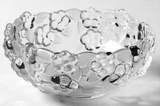 Mikasa Carmen Small Fruit/Dessert Bowl   Giftware,Embossed Flowers,Frosted Leave