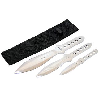 Defender Throwing Knife Set With Sheath (pack Of 3)