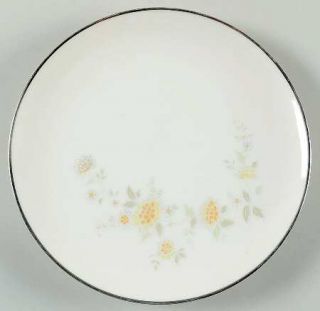 Noritake Miyako Salad Plate, Fine China Dinnerware   Yellow/Orange/White Flowers