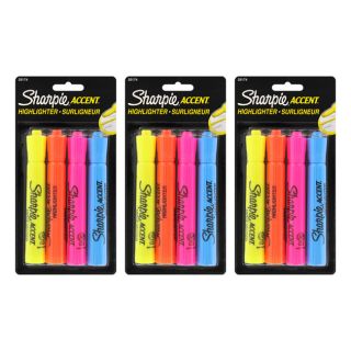 Sharpie Accent Chisel Tip Tank Highlighters (pack Of 12) (5.5 inches )