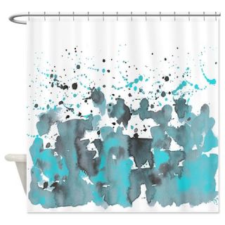  Turquoise burst Shower Curtain  Use code FREECART at Checkout