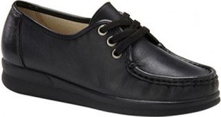 Womens Softspots Annie Lo   Black Leather Casual Shoes