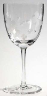 Waterford Elizabeth  Wine Glass   Flowers,Smooth Stem