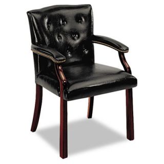HON 6540 Series Guest Arm Office Chair HON6545NEJ65 Upholstery Black Vinyl