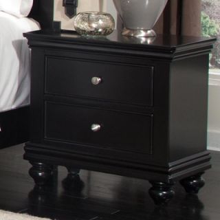 Standard Furniture Essex 2 Drawer Nightstand 85907 / 81357 Finish Black