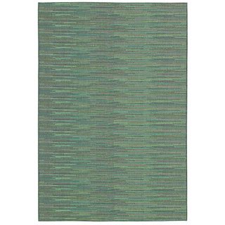 Monaco Larvotto/ Blue multi Area Rug (76 X 109) (BlueSecondary Colors MultiPattern StripesTip We recommend the use of a non skid pad to keep the rug in place on smooth surfaces.All rug sizes are approximate. Due to the difference of monitor colors, som