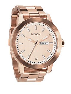 Nixon Spur Rose Goldtone Stainless Steel Watch   Rose Gold