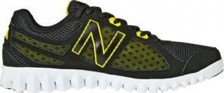 Mens New Balance NBGruve 1157   Black/Yellow Lace Up Shoes