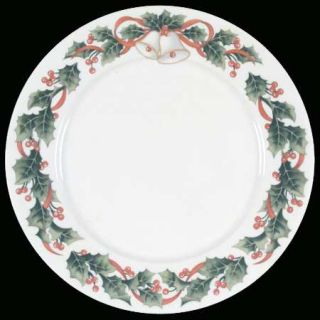 Sango Noel Dinner Plate, Fine China Dinnerware   Porcelain           Holly Borde