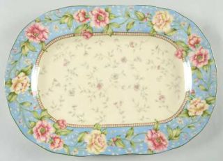 Westbury Court Jessica 14 Oval Serving Platter, Fine China Dinnerware   Jessica