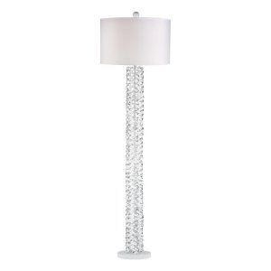 Dimond Lighting DMD D2536 Elgin Metal Ribbon Lamp with White Shade