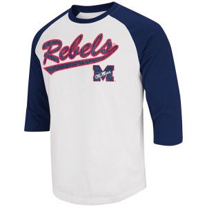 Mississippi Rebels Colosseum NCAA Franchise 3/4 Sleeve T Shirt