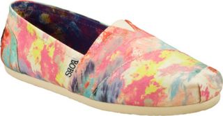 Womens Skechers BOBS Paint Drops   Pink/Multi Casual Shoes