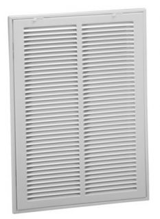 Hart Cooley 673 24x14 W Air Return Grille, 24 W x 14 H, 673 Steel Return Filter Grille for Sidewall/Ceiling White (043523)