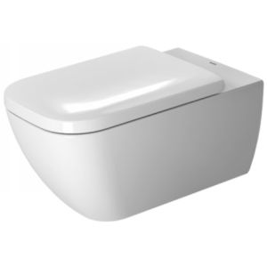 Duravit 25500900921 Happy D.2 Toilet Wall Mounted Rimless Washdown Model