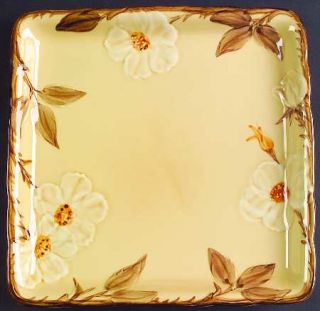 Franciscan Cafe Royal Square Microwave Tray, Fine China Dinnerware   Embossed Fl