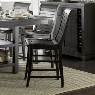 Progressive Furniture Willow Counter Chair PRGF1544 Finish Distressed Black