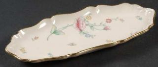 Lenox China Floral Garden Collection 9 Oblong Tray, Fine China Dinnerware   Cre