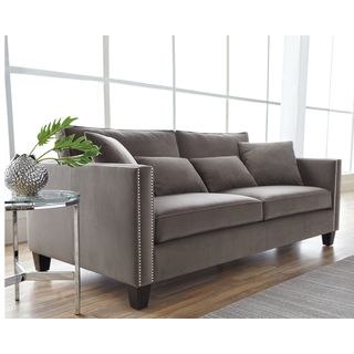 Modern Grey Cathedral Sofa