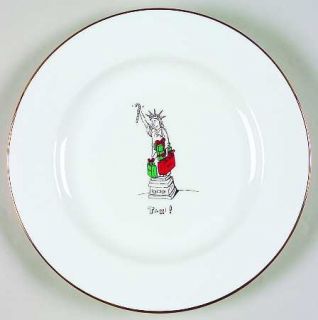 Dayton Hudson American Collection Salad Plate, Fine China Dinnerware   Merry Mas