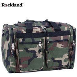 Rockland Bel air Camoflauge 19 inch Carry on Tote / Duffel Bag