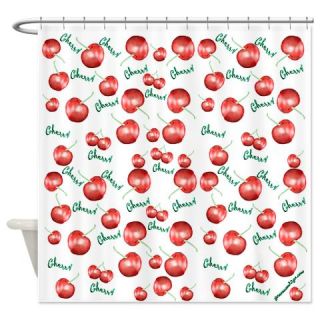  Cherries Shower Curtain  Use code FREECART at Checkout