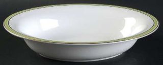 Waterford China Golden Apple 9 Oval Vegetable Bowl, Fine China Dinnerware   Gre