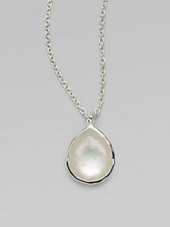 IPPOLITA Mother of Pearl & Sterling Silver Pendant Necklace/Small   Silver