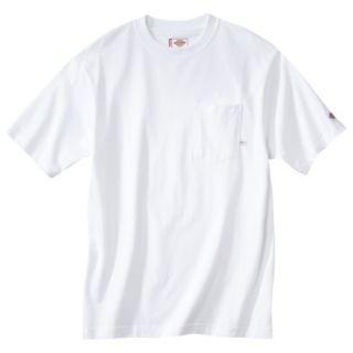 Dickies Mens Short Sleeve Pocket T Shirt with Wicking   White XXXL T