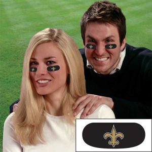 New Orleans Saints Team Eyeblack Strips