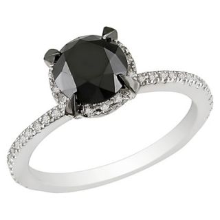 2ct Black & White Diamond Fashion Ring 6.0