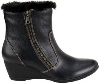 Womens Softspots Odele   Black Microfiber Boots