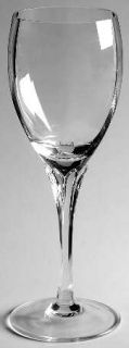 Gorham Andante (Non Optic/No Trim) Water Goblet   Petal Stem,Non Optic,Clear,No