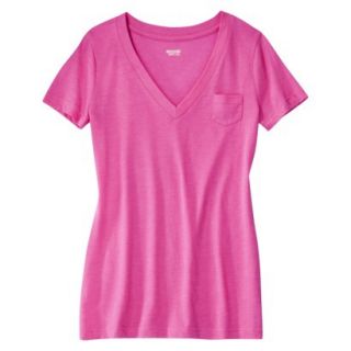 Juniors Boyfriend V Tee   Pink L(11 13)