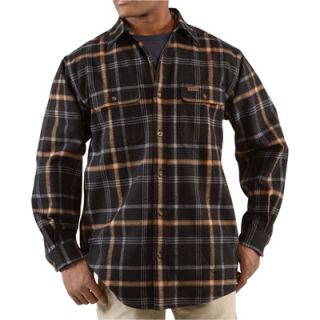 Carhartt Youngstown Flannel Shirt Jacket   Black, Large, Model# 100081
