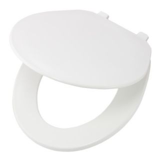 Bemis 70000 Round Closed Front Plastic Toilet Seat White