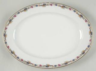 Charles Ahrenfeldt Ahr1 16 Oval Serving Platter, Fine China Dinnerware   Speckl