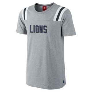 Nike Washed (NFL Detroit Lions) Mens T Shirt   Dark Grey Heather