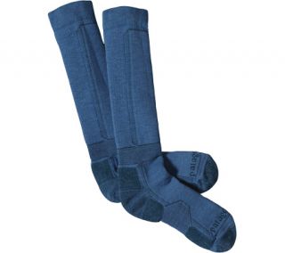 Mens Patagonia Midweight Merino Ski Socks   Captains Blue Ski Socks