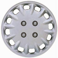 Design Kt86013s_l Abs Silver 13 inch Hub Cap (set Of 4) (SilverIncludes set of four (4)Snap to install from their steel retention clipsSnap them off and use regular automotive soap and water or run through car washHubcaps fit most vehicles with 13 inch st