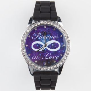 Forever In Love Watch Black One Size For Women 234141100