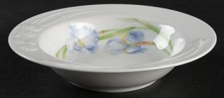 Lenox China Flower Market Soup/Cereal Bowl, Fine China Dinnerware   Purple Flowe