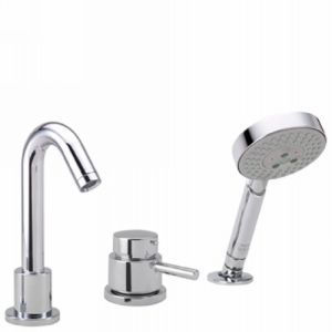 Hansgrohe 04127820 Talis S Talis S 3 Hole Thermostatic Tub Filler Trim