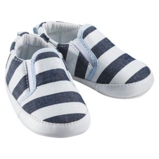 Just One YouMade by Carters Infant Boys Striped Slip on Shoe   Grey 3(6 9M)