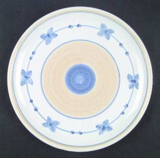 Caleca Marina (Blue&Yellow) Dinner Plate, Fine China Dinnerware   Blue Flowers,Y